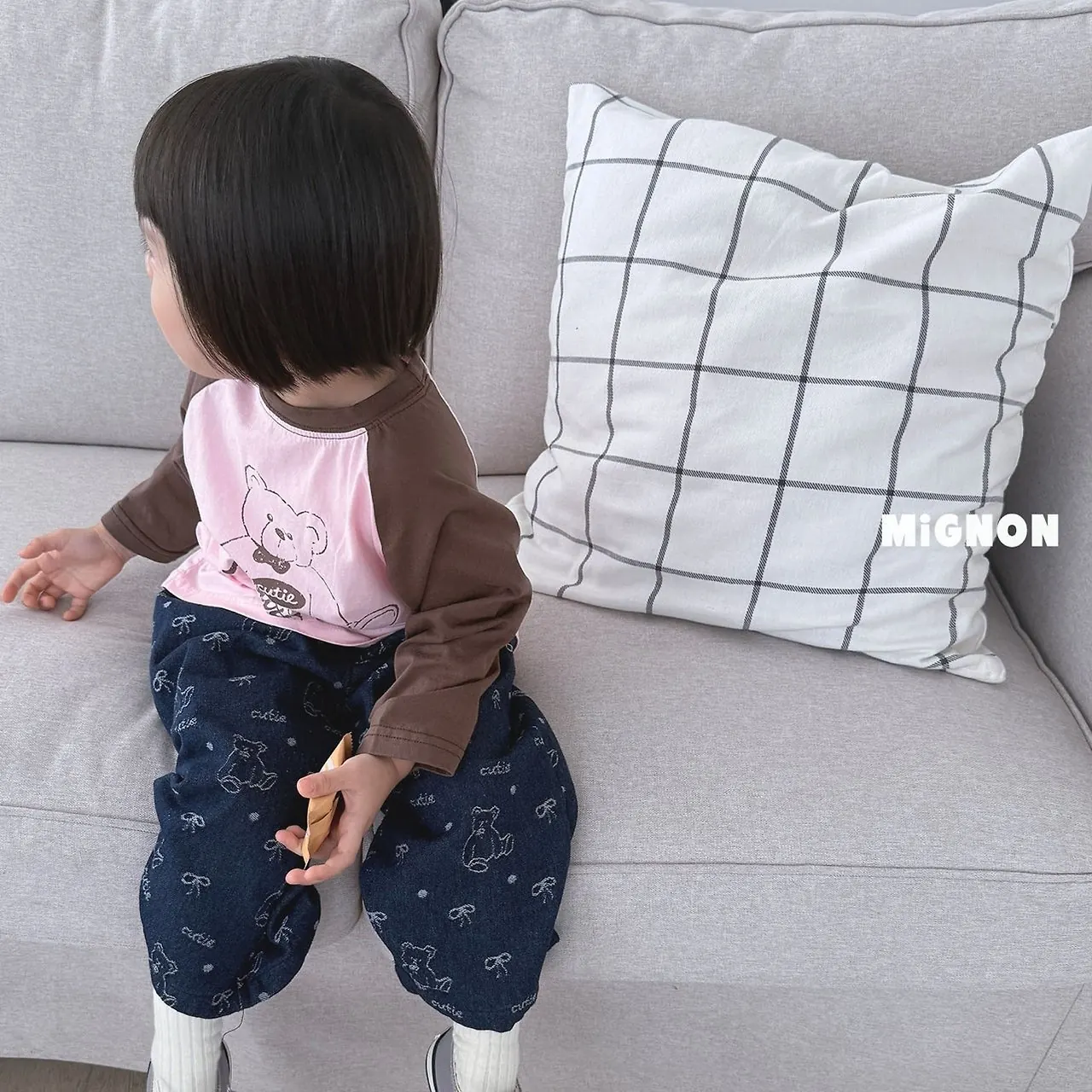 베어청데님팬츠 착장